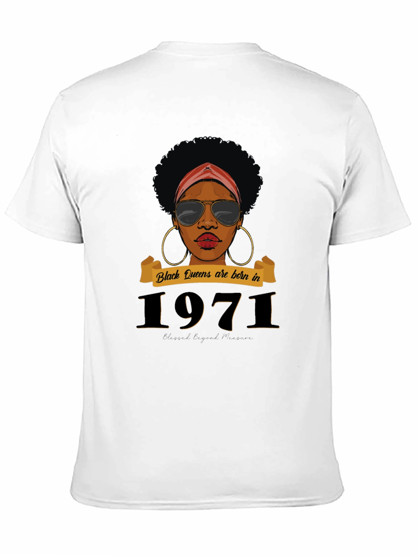 Black Queens Born in 1971 T-Shirt