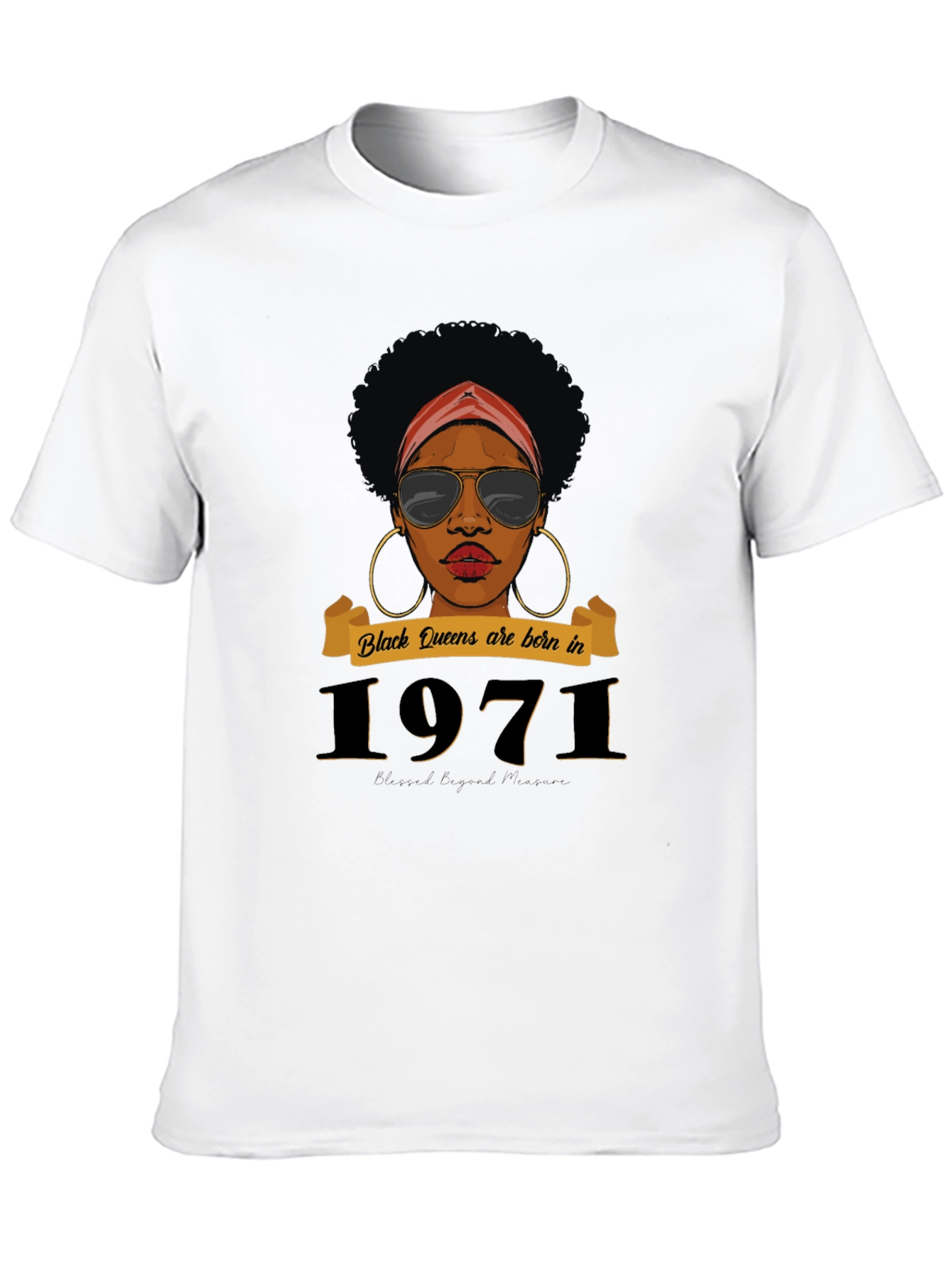Black Queens Born in 1971 T-Shirt