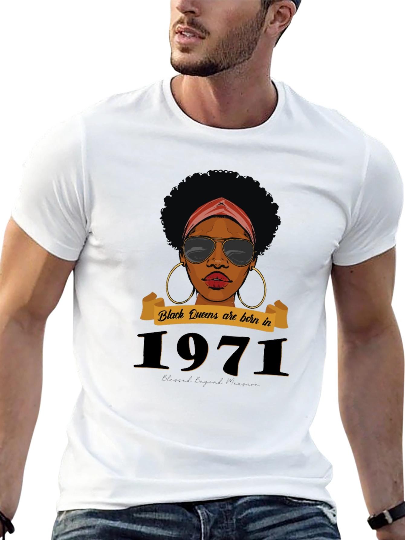 Black Queens Born in 1971 T-Shirt