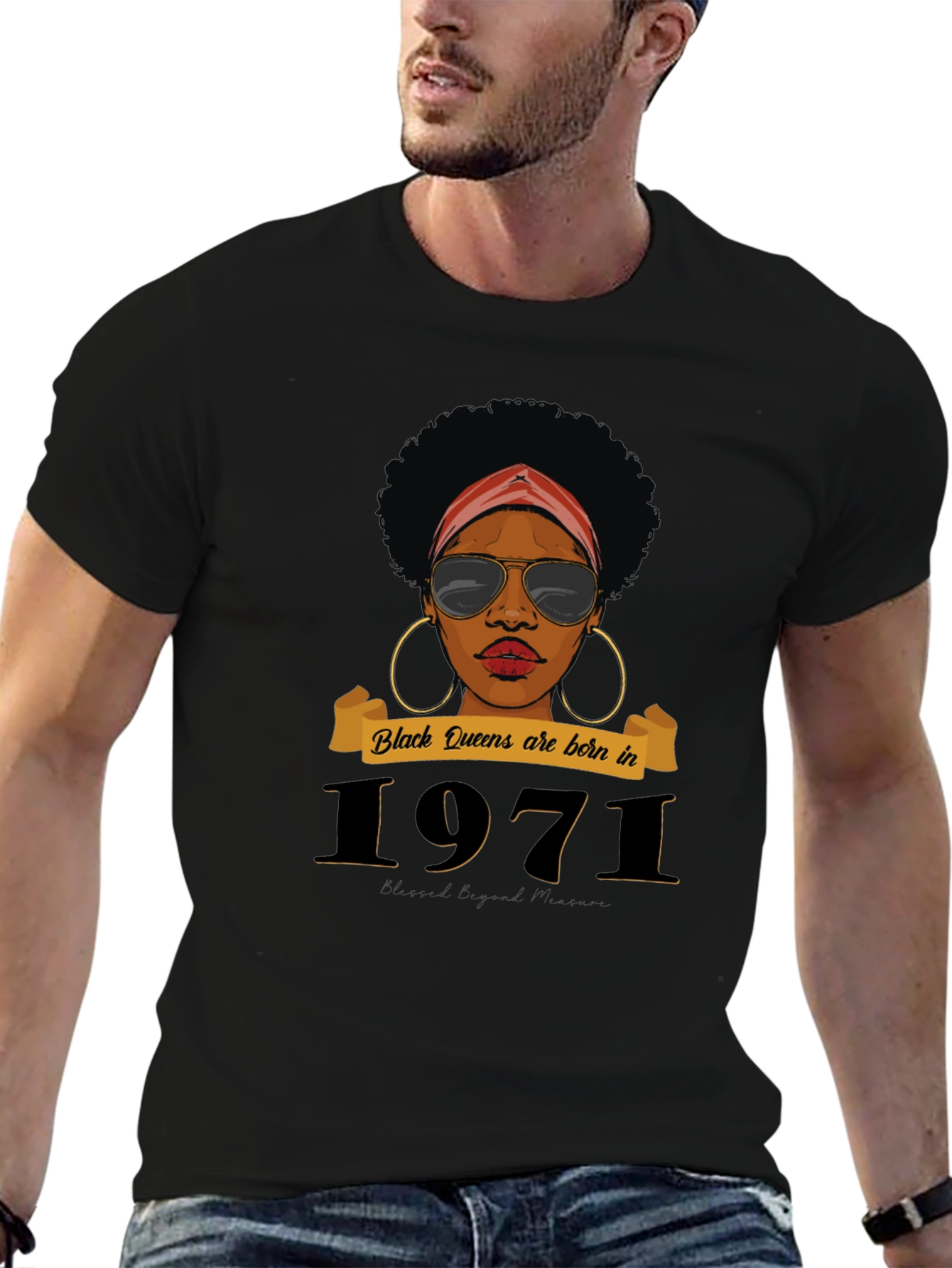 Black Queens Born in 1971 T-Shirt