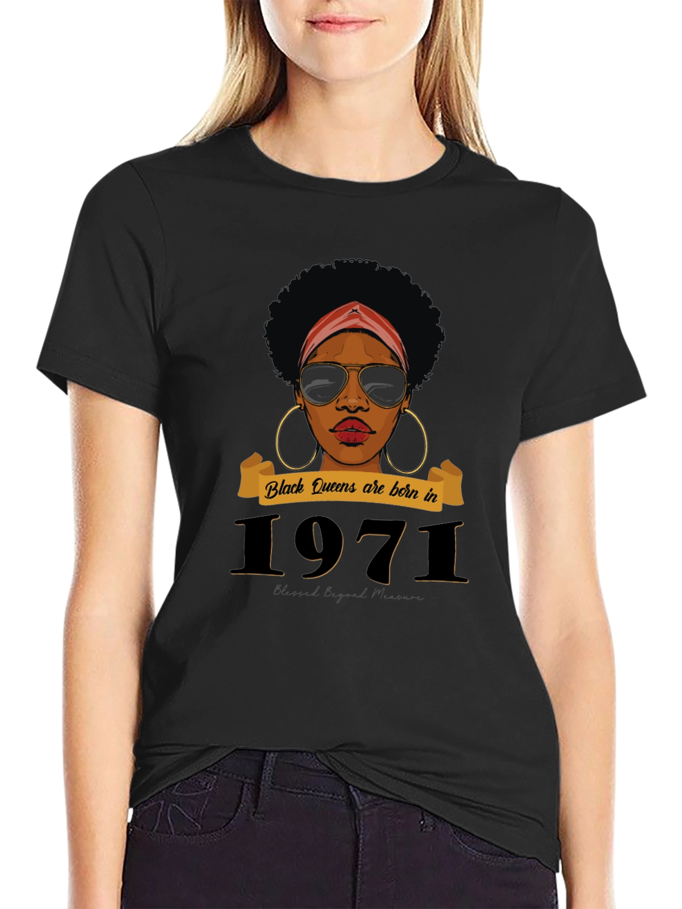 Black Queens Born in 1971 T-Shirt