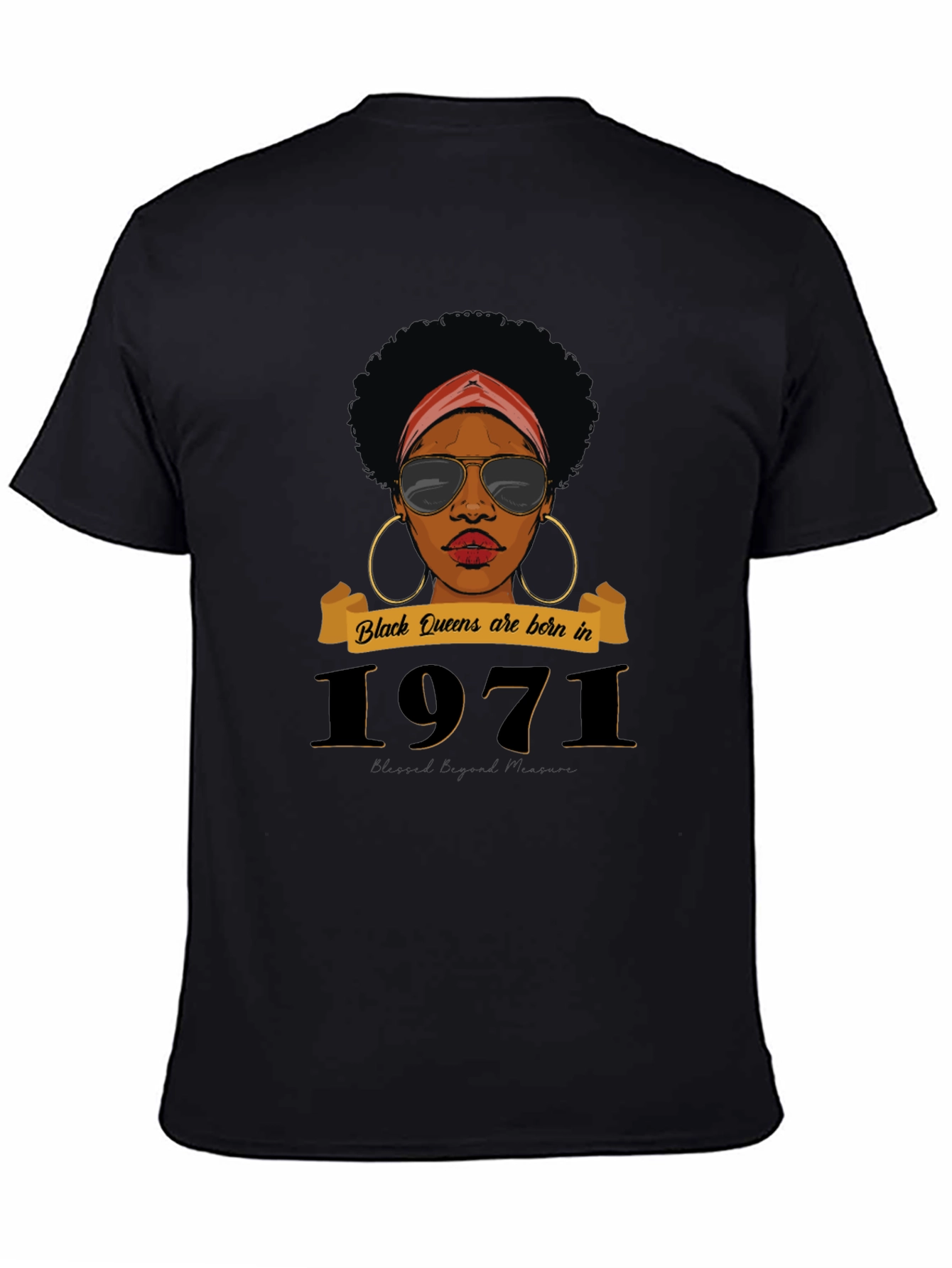 Black Queens Born in 1971 T-Shirt