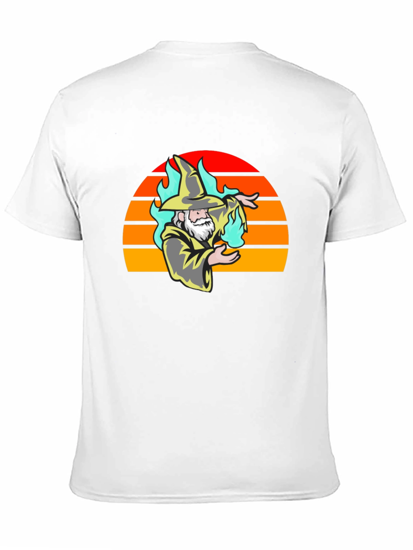 Wizard Sunset Graphic Tee - Stylish Magic T-Shirt