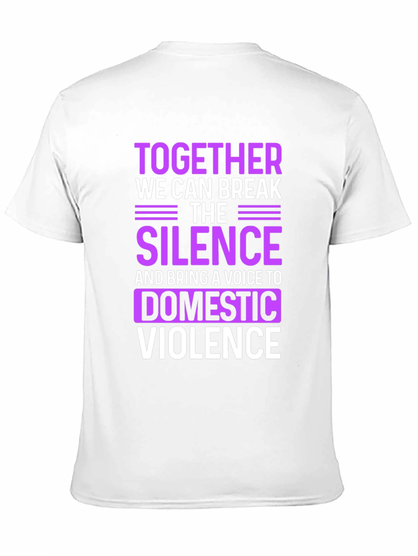 Break the Silence Domestic Violence Awareness T-Shirt