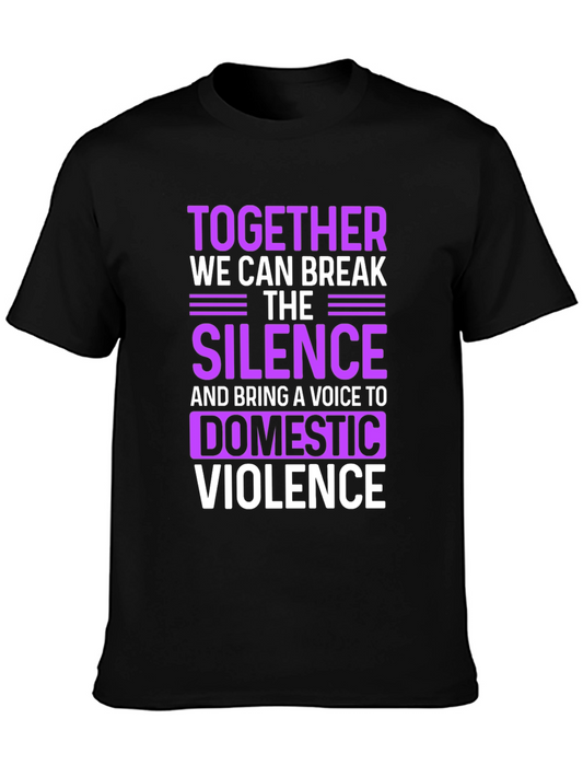 Break the Silence Domestic Violence Awareness T-Shirt