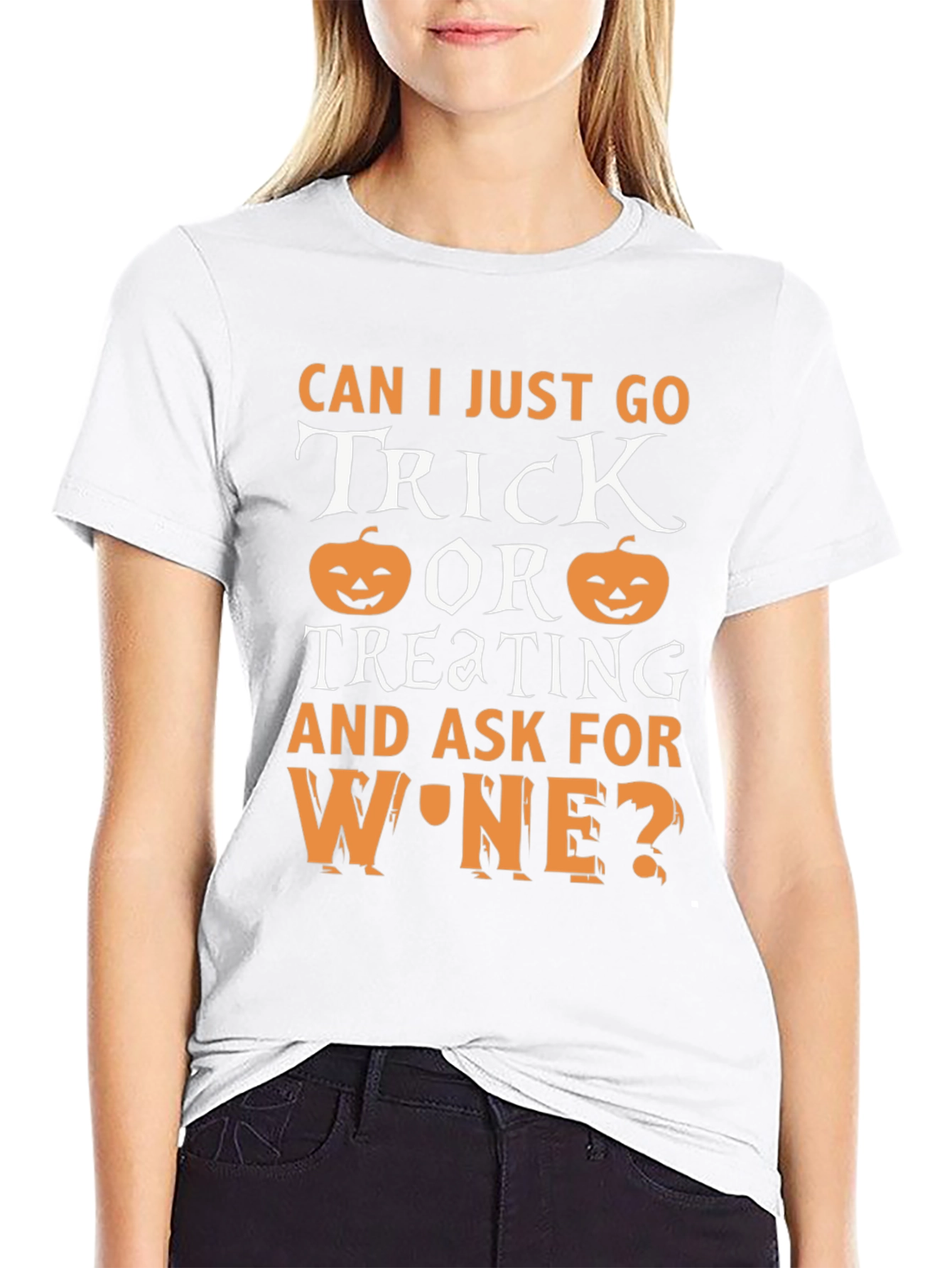 Halloween Trick or Treat Wine T-Shirt