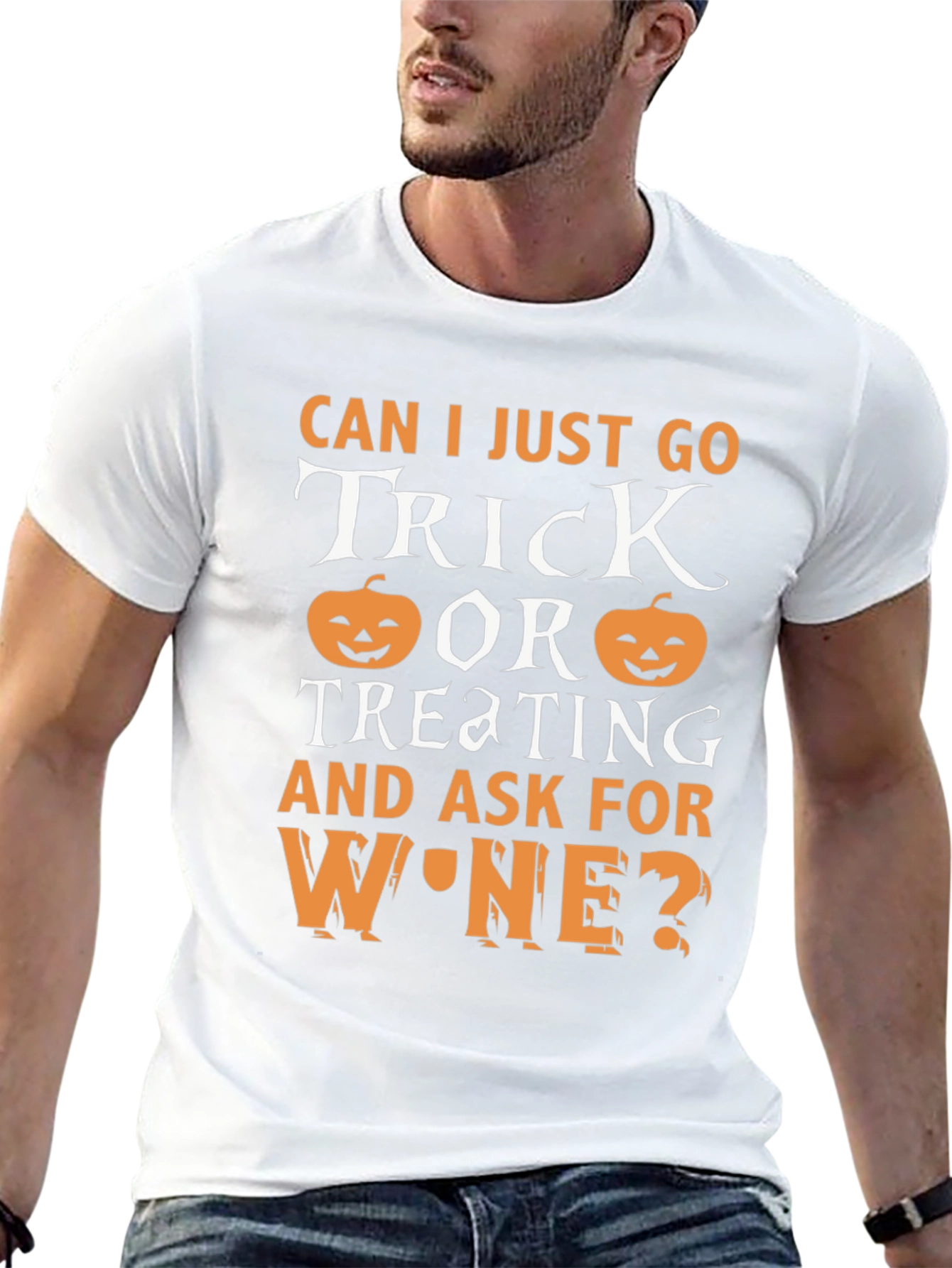 Halloween Trick or Treat Wine T-Shirt