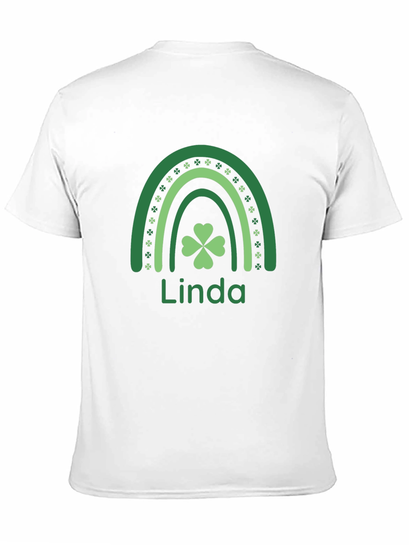 Linda St. Patricks Day Shamrock Rainbow T-Shirt