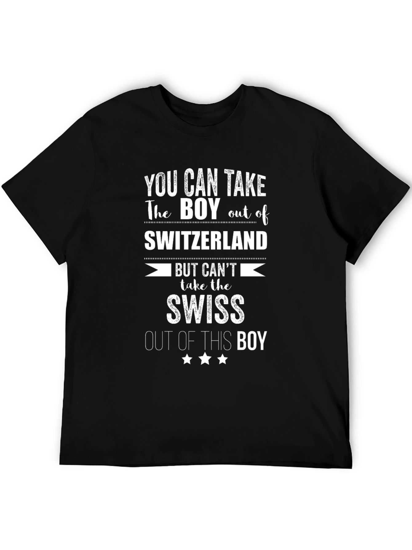 Funny Swiss Boy T-Shirt