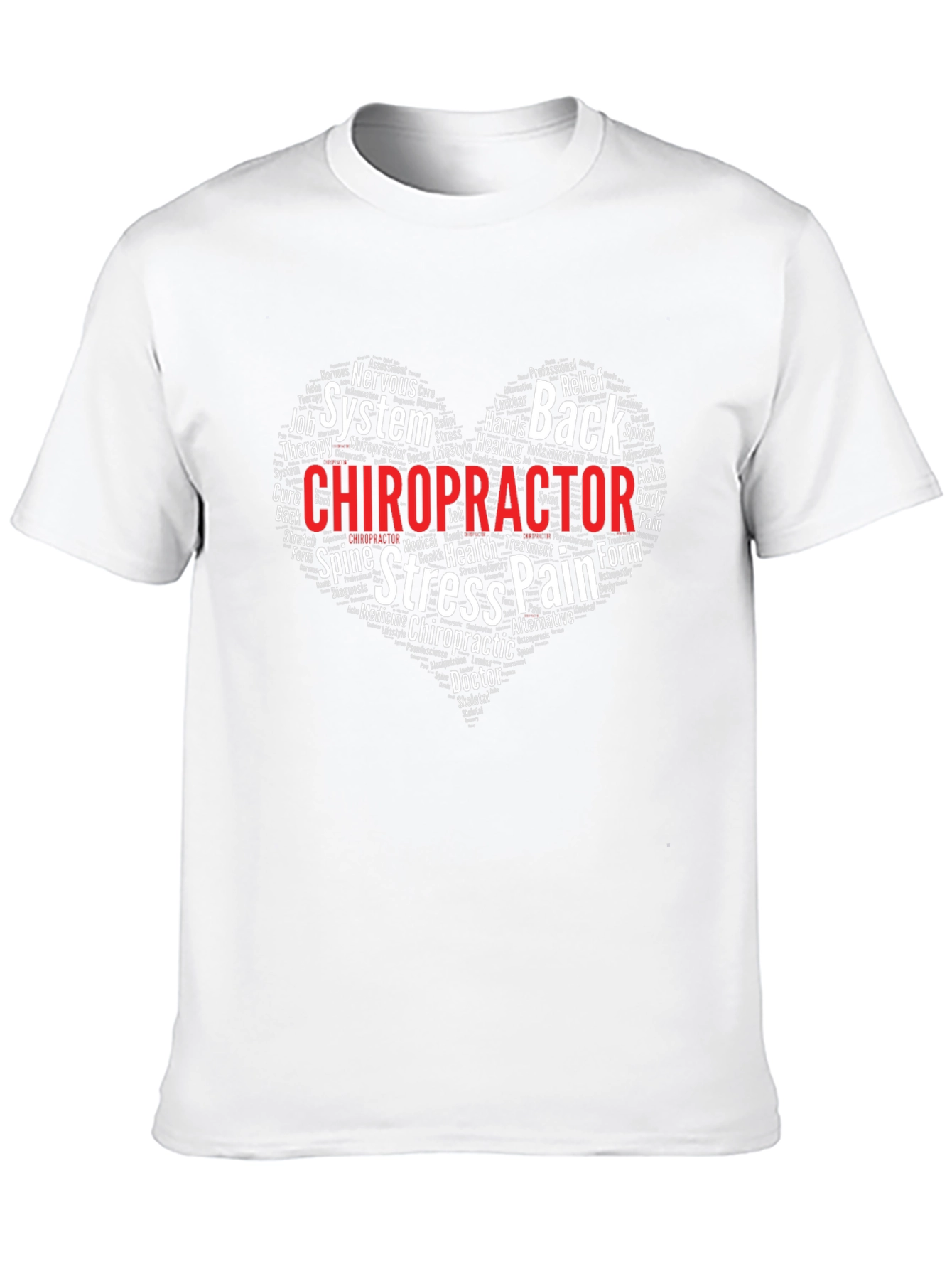 Chiropractor Word Art T-Shirt