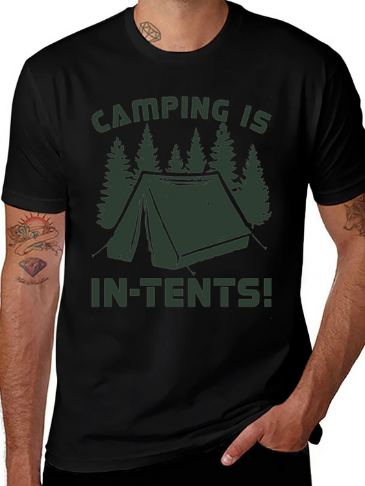 Camping Is In-Tents! Graphic T-Shirt