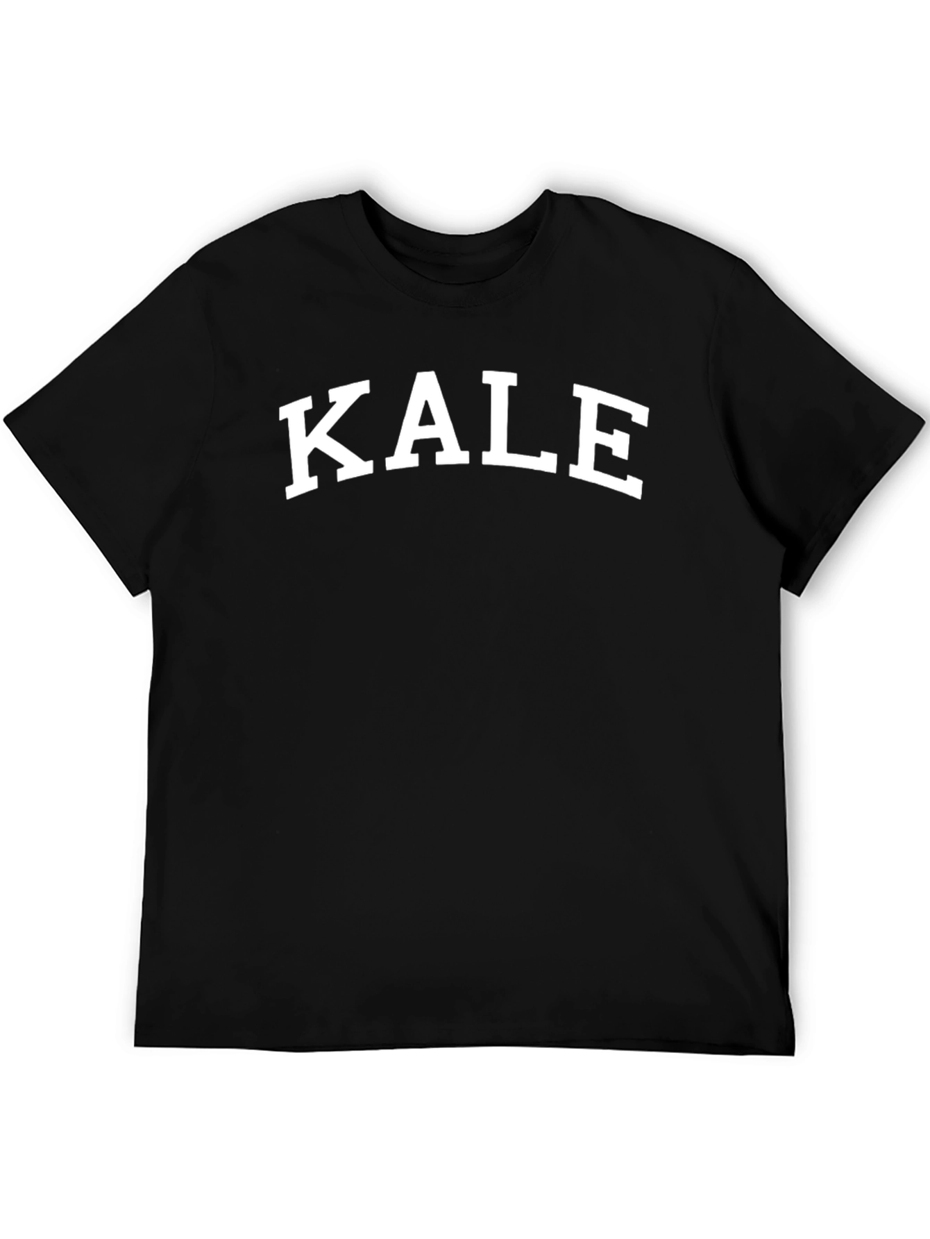 KALE T-Shirt - Black Bold College Font