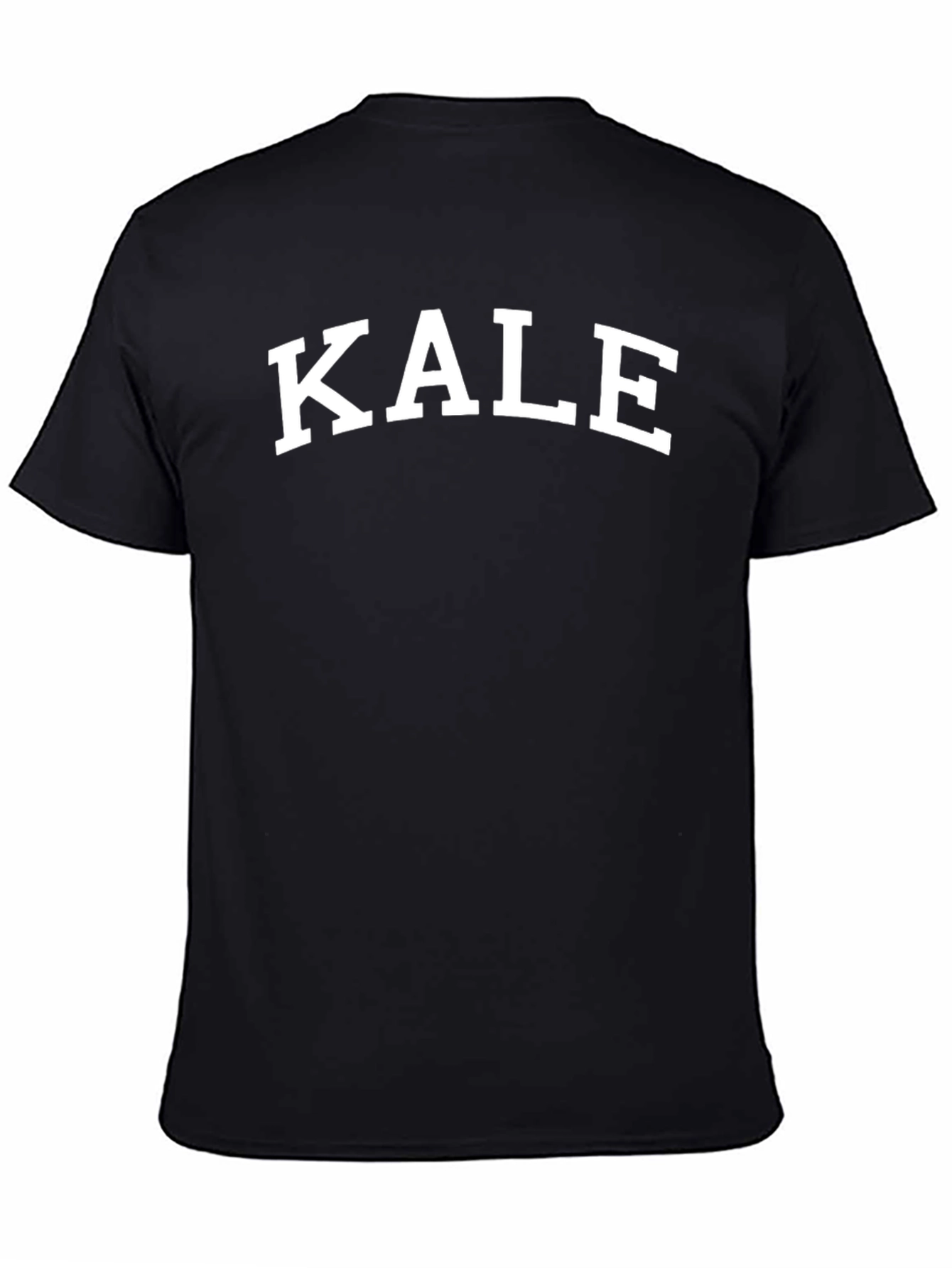 KALE T-Shirt - Black Bold College Font