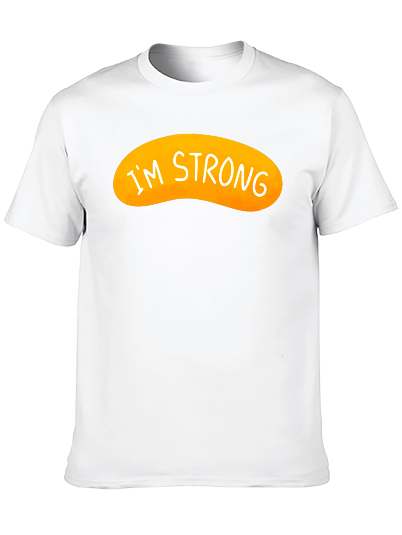 Im Strong Graphic Tee - Black Cotton Blend