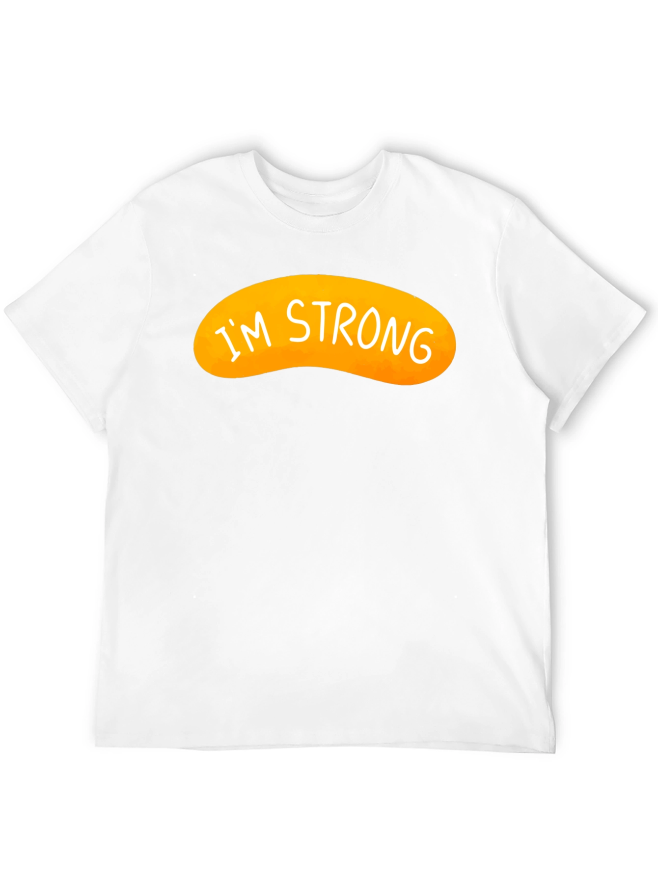 Im Strong Graphic Tee - Black Cotton Blend