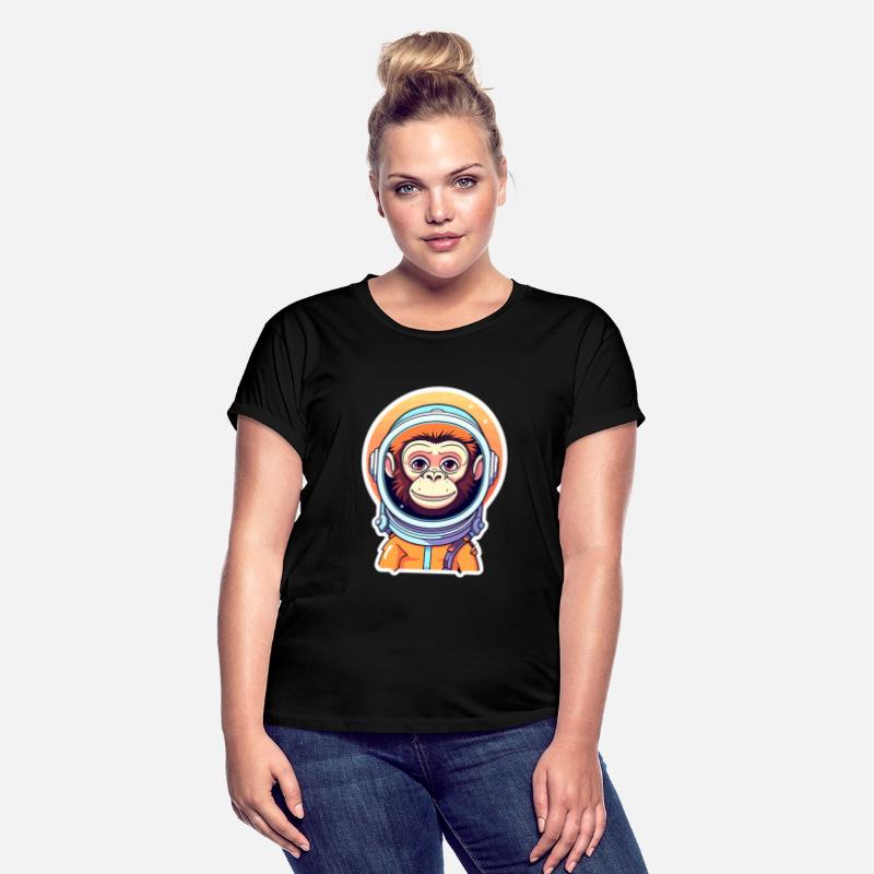 Monkey Ape Astronaut Illustration