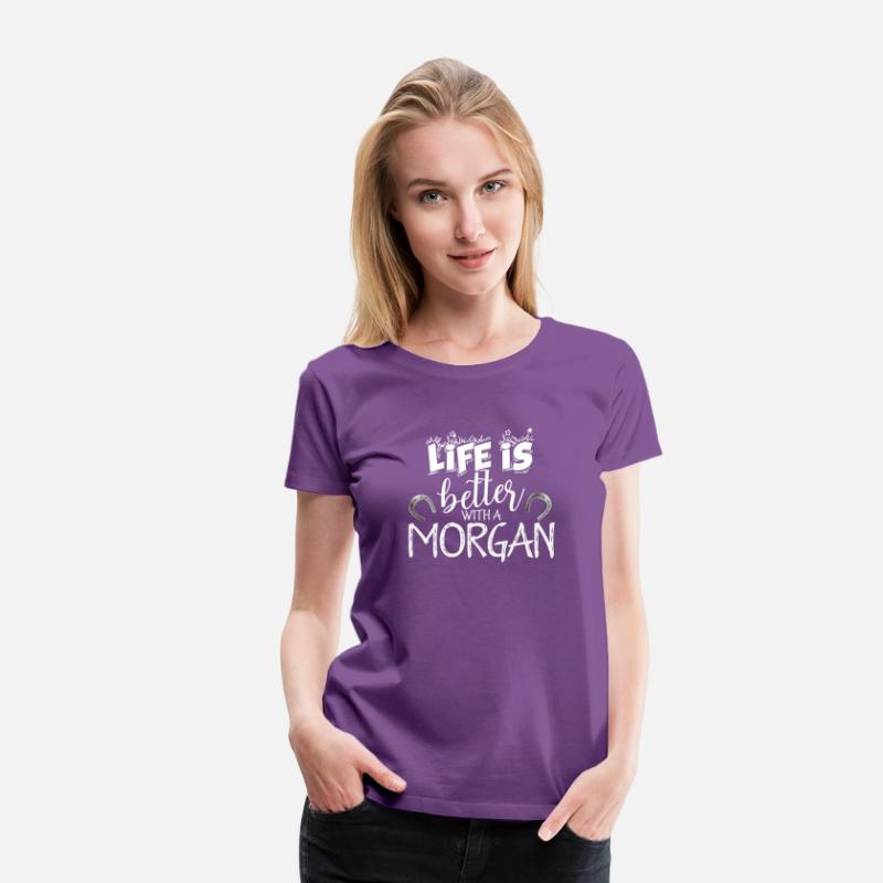 Morgan Horse Life Is Better Shirt Horse Lover Gift