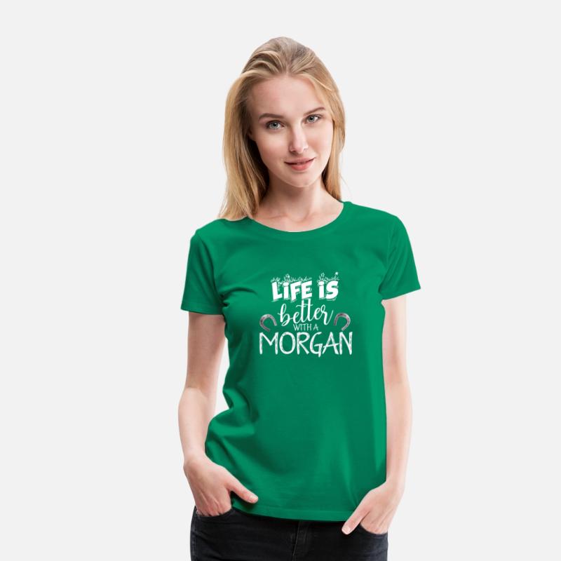 Morgan Horse Life Is Better Shirt Horse Lover Gift