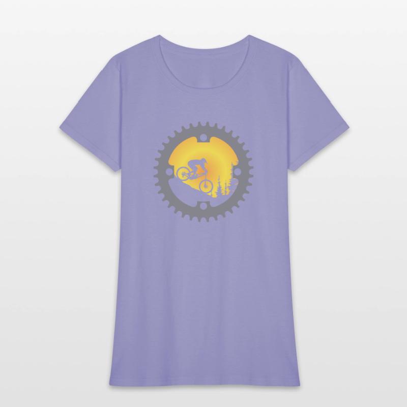 Mountain biker in gear