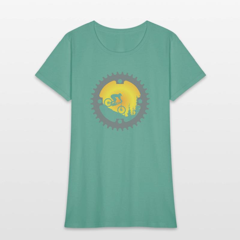 Mountain biker in gear