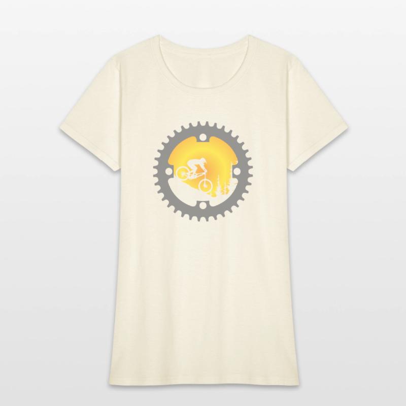 Mountain biker in gear