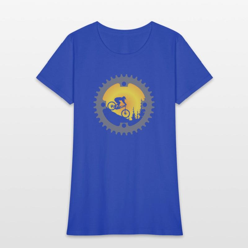 Mountain biker in gear