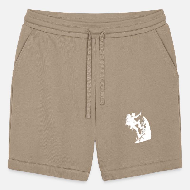 Mountaineer Climbing On A Rope Mountain Summit