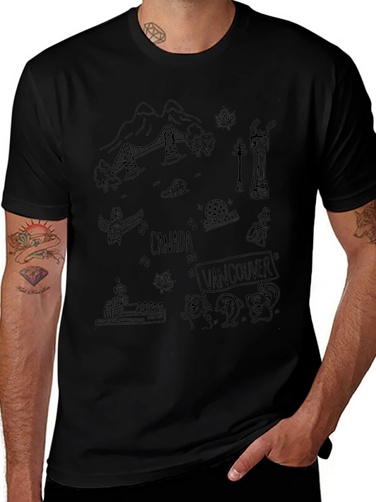 Vancouver Canada Doodle T-Shirt