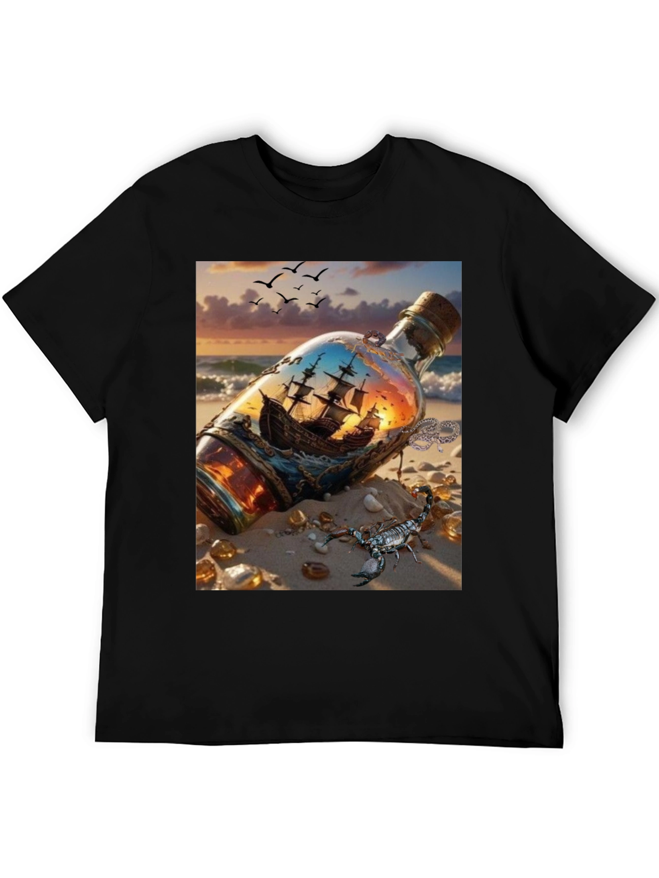 Ship in a Bottle Graphic Tee