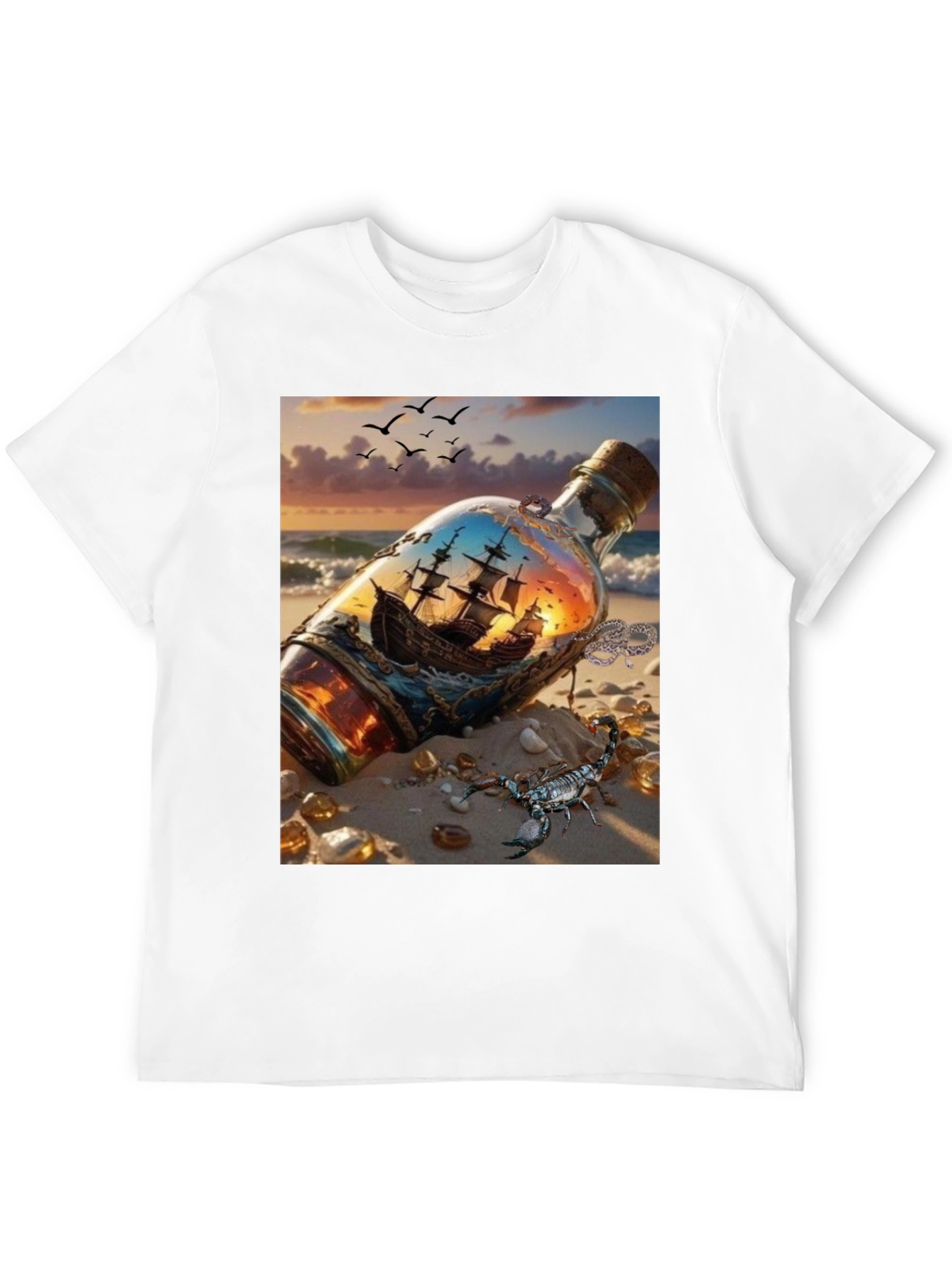 Ship in a Bottle Graphic Tee