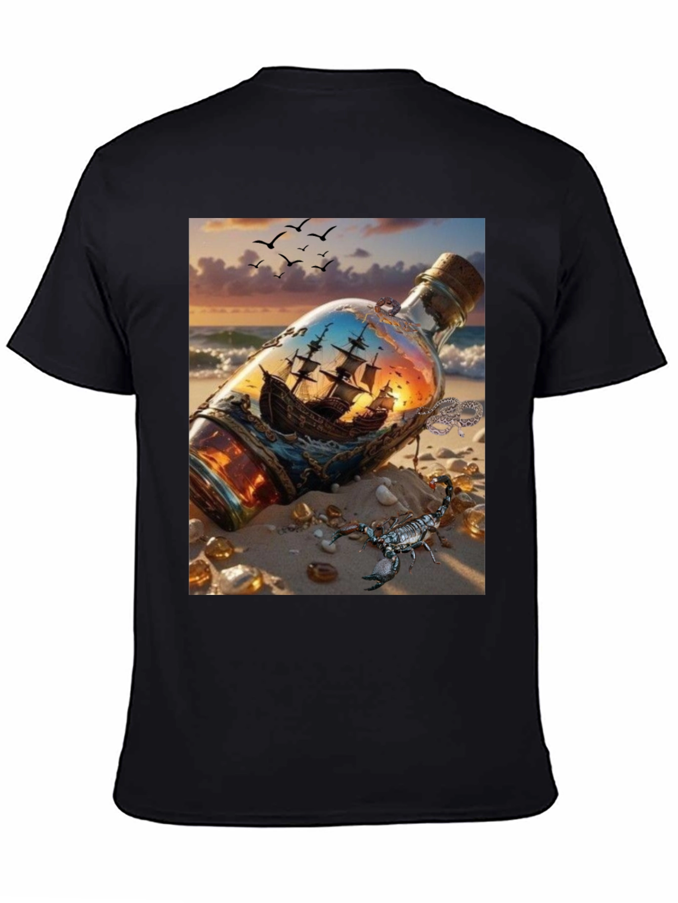 Ship in a Bottle Graphic Tee