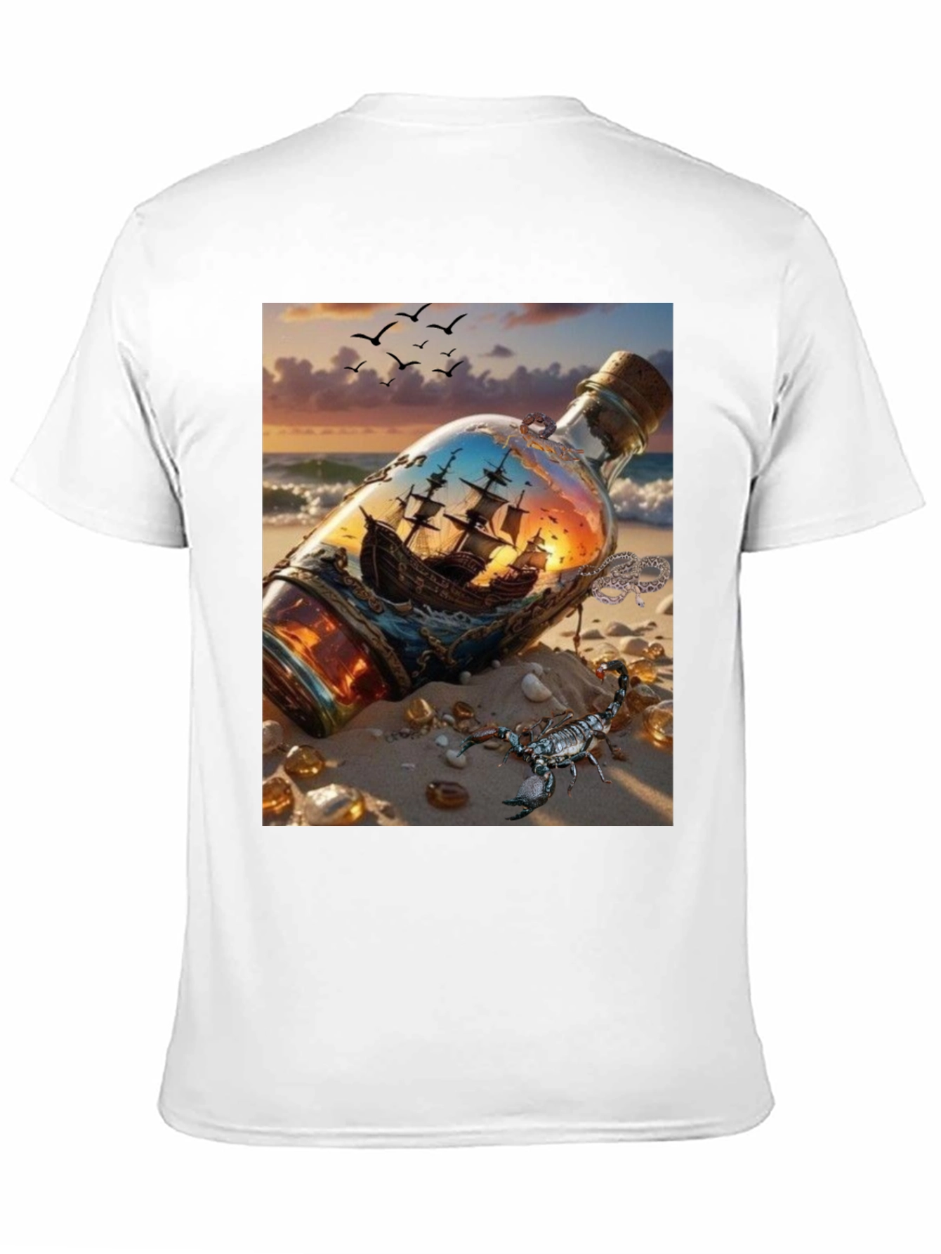 Ship in a Bottle Graphic Tee