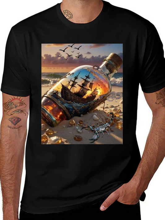Ship in a Bottle Graphic Tee