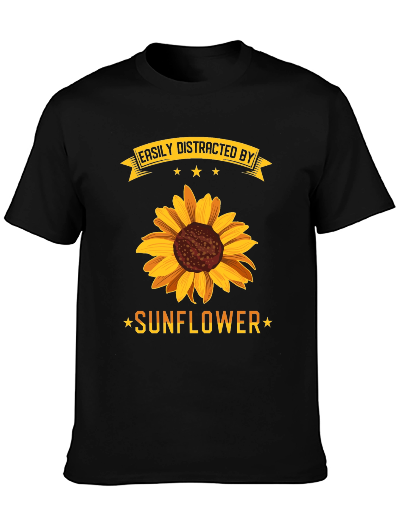 Easily Distracted by Sunflowers T-Shirt