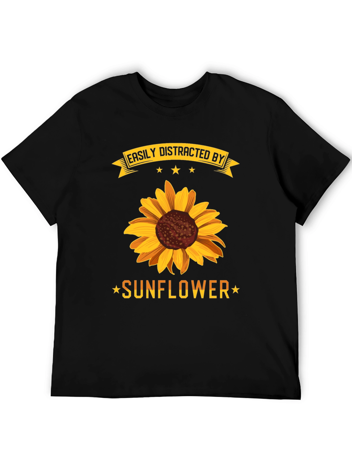 Easily Distracted by Sunflowers T-Shirt