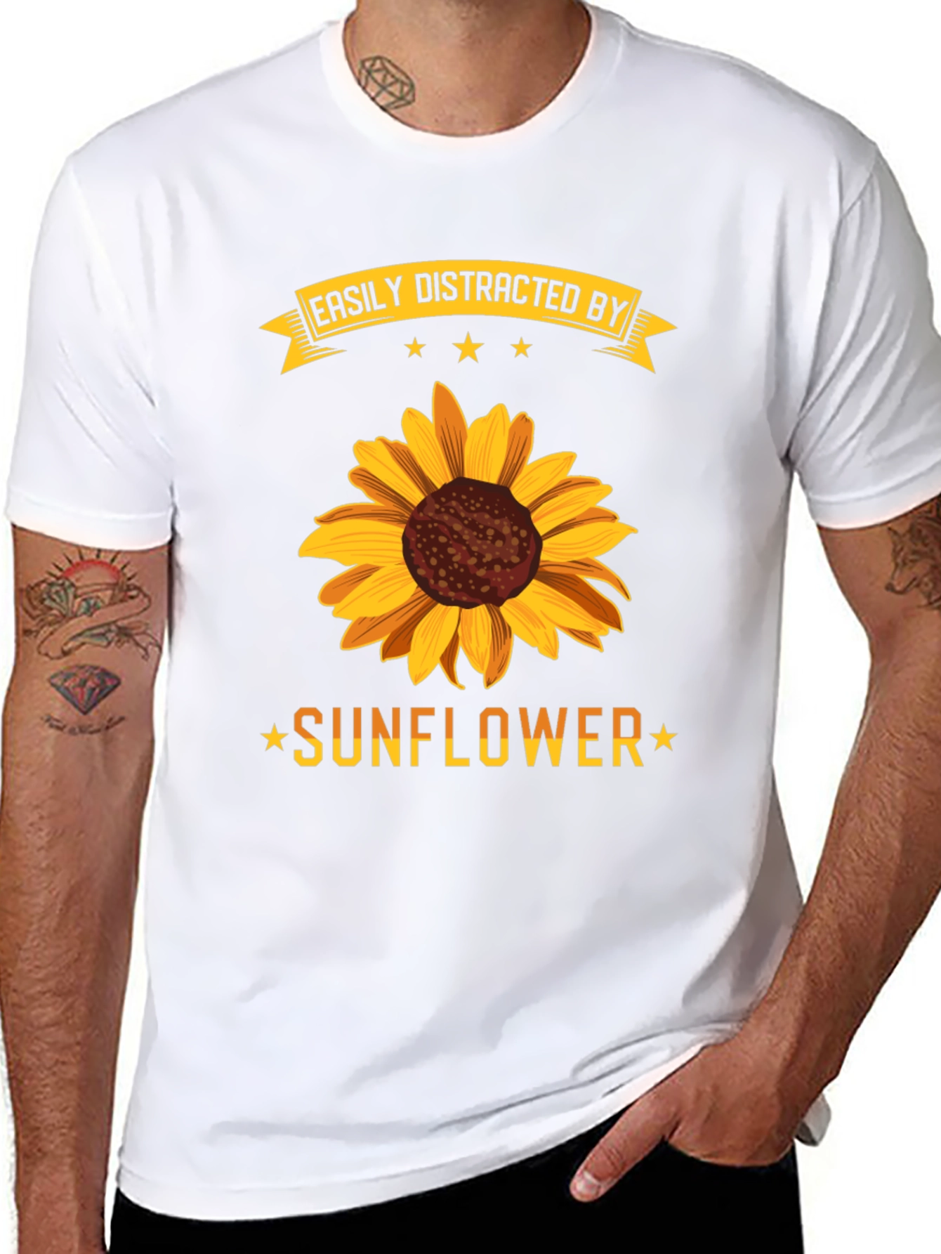 Easily Distracted by Sunflowers T-Shirt