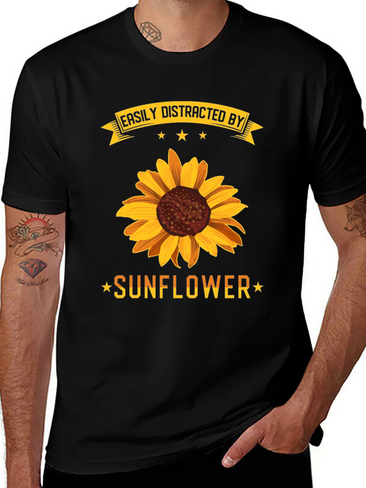 Easily Distracted by Sunflowers T-Shirt