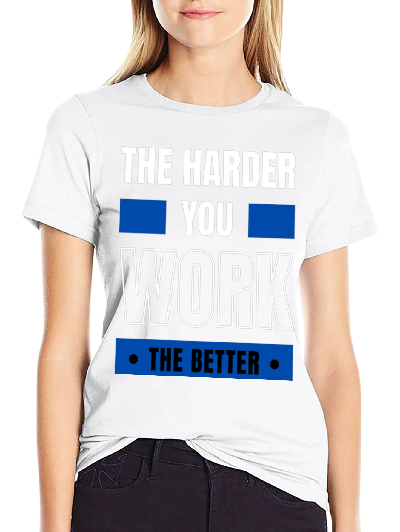 Motivational Harder You Work Graphic Tee