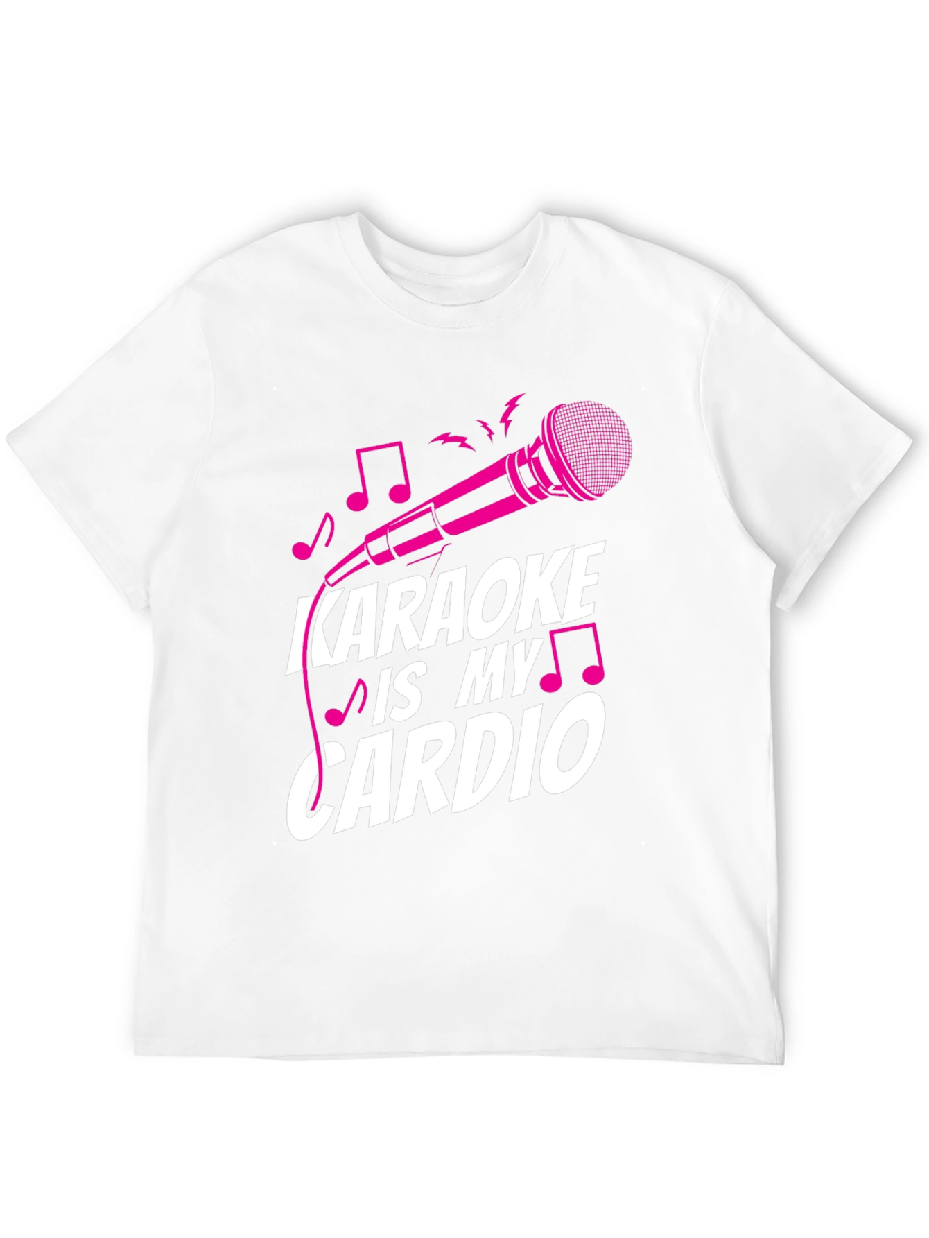Karaoke is My Cardio T-Shirt - Black Cotton Tee