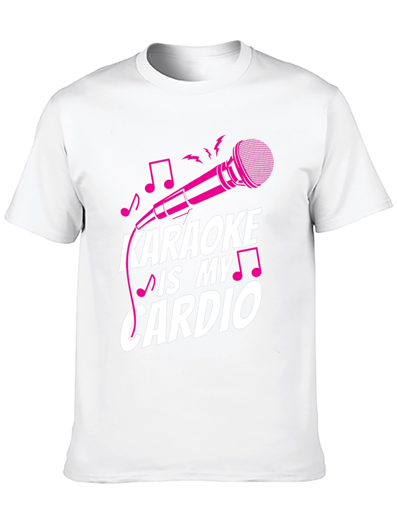 Karaoke is My Cardio T-Shirt - Black Cotton Tee