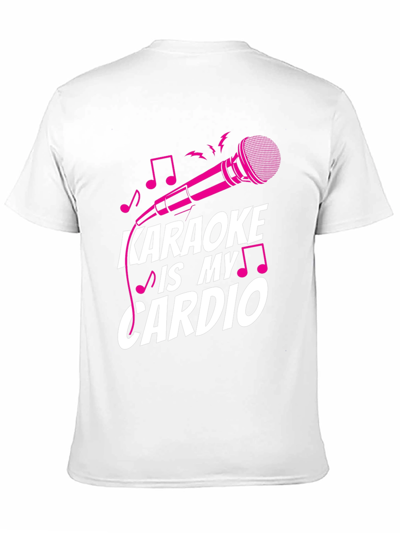 Karaoke is My Cardio T-Shirt - Black Cotton Tee