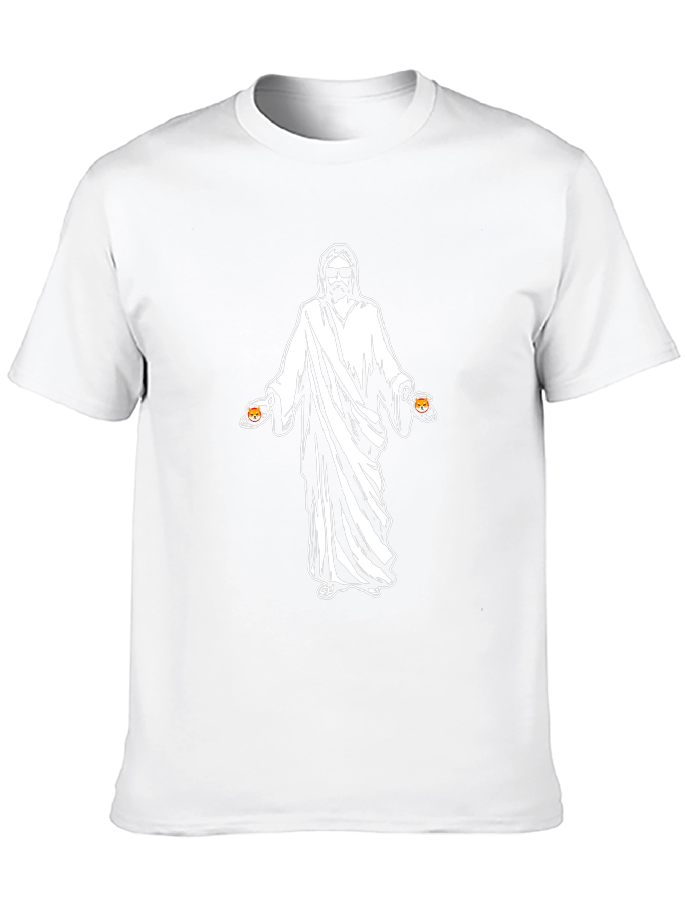 Cool Jesus Beer Graphic Black T-Shirt