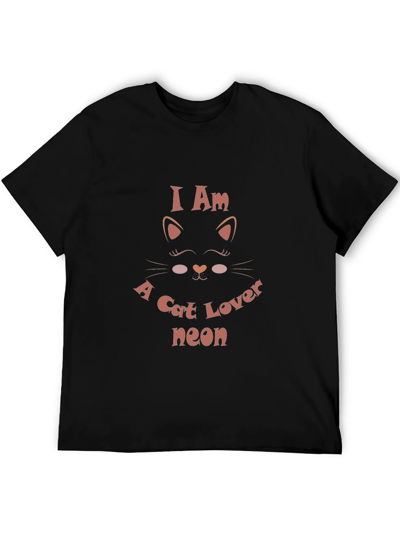 I am a Cat Lover Black Tee