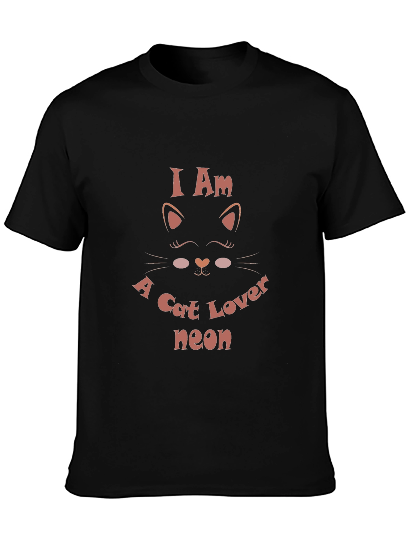 I am a Cat Lover Black Tee