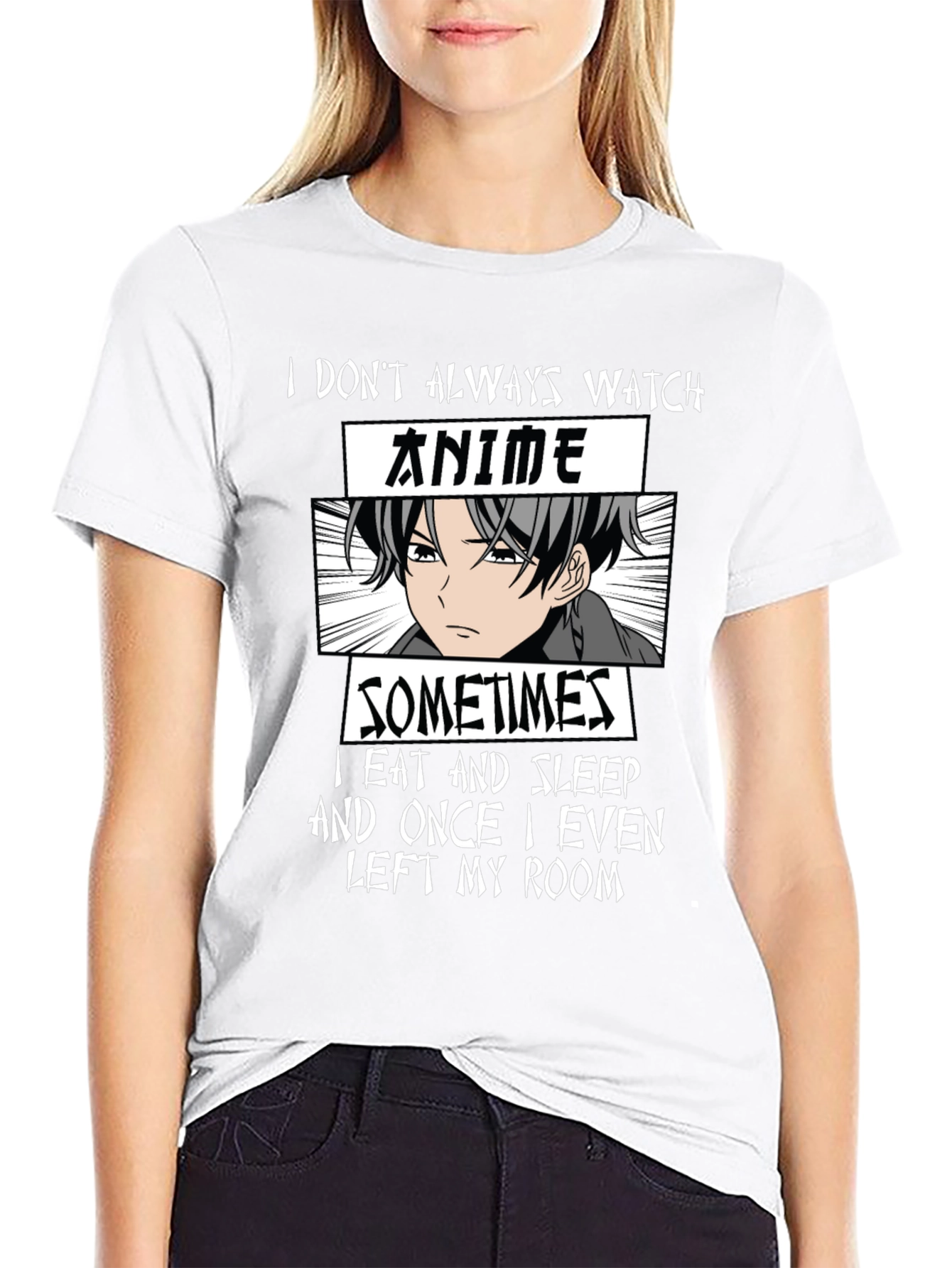 Anime Lover T-Shirt - I Dont Always Watch Anime