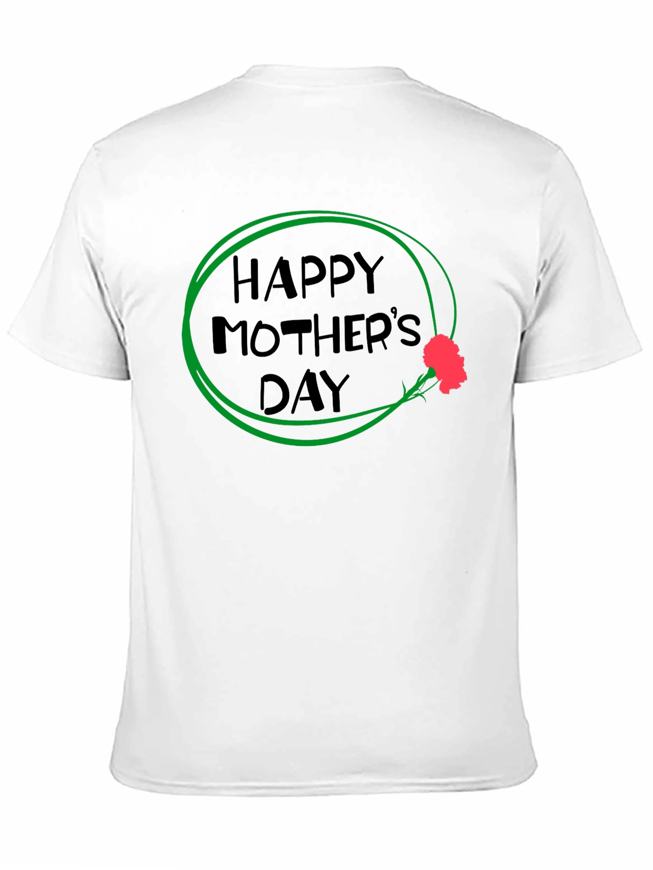 Happy Mothers Day T-Shirt - Black