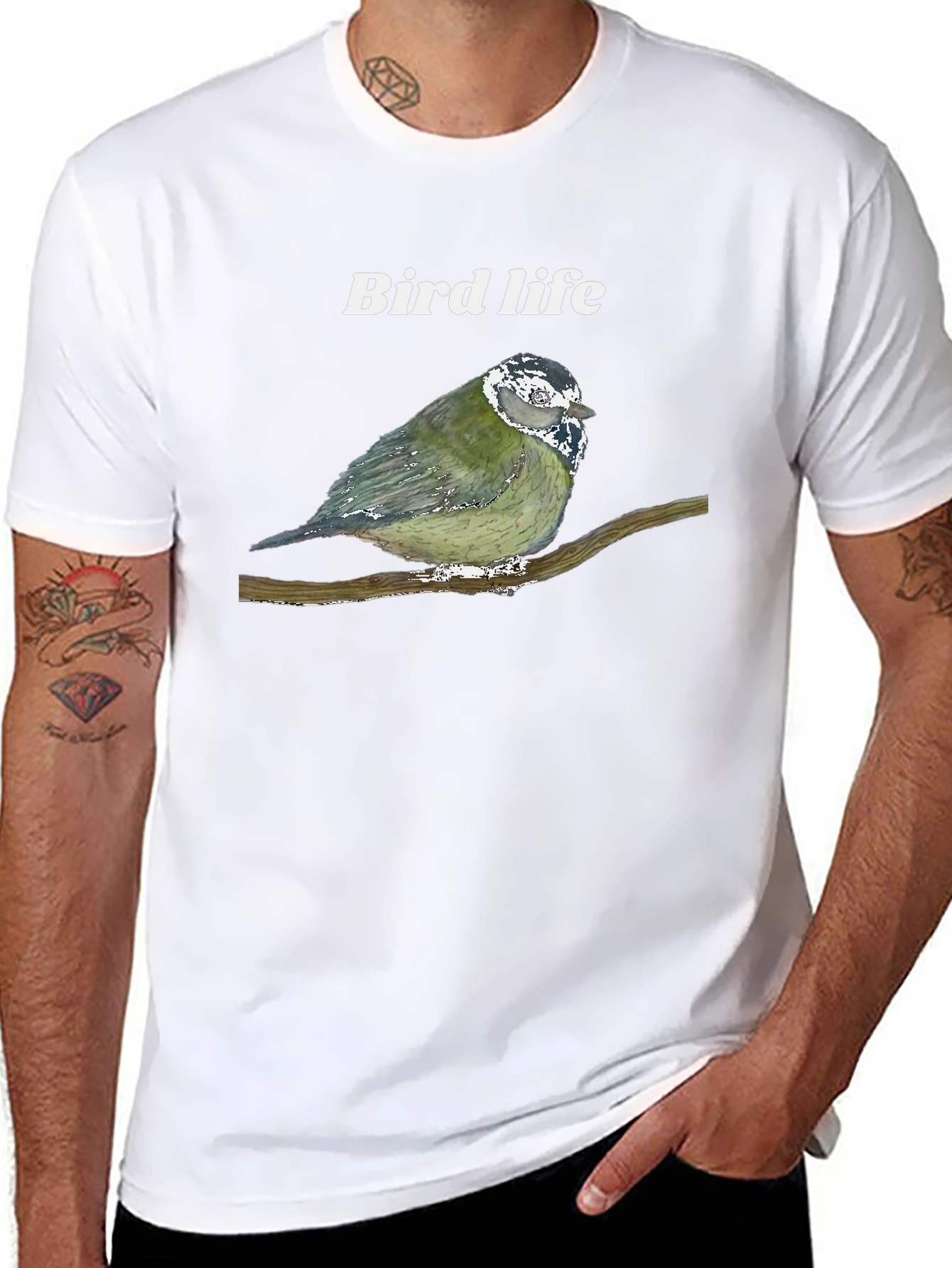 Bird Life Graphic Tee - Nature Lover T-Shirt