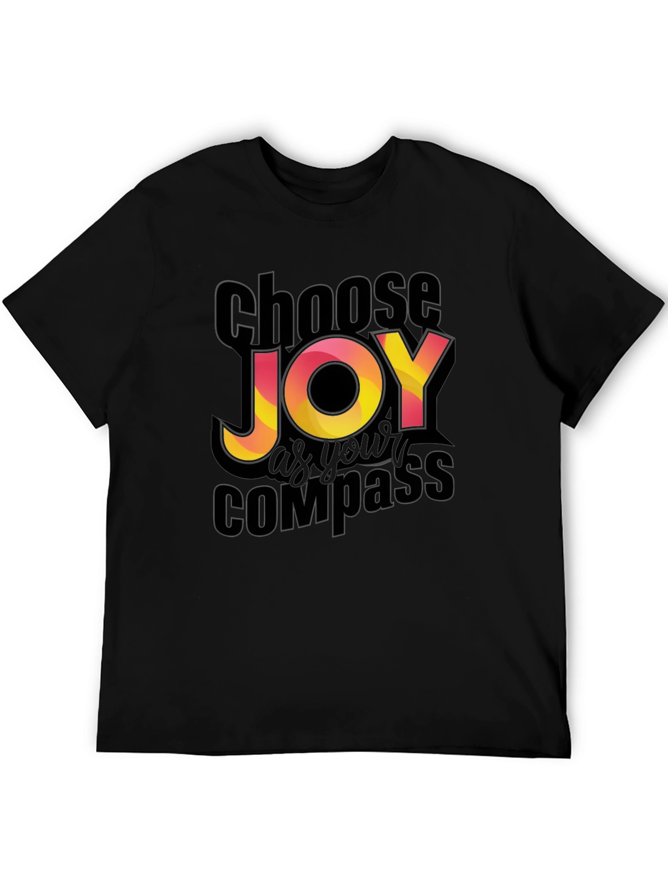 Choose Joy Compass Graphic T-Shirt