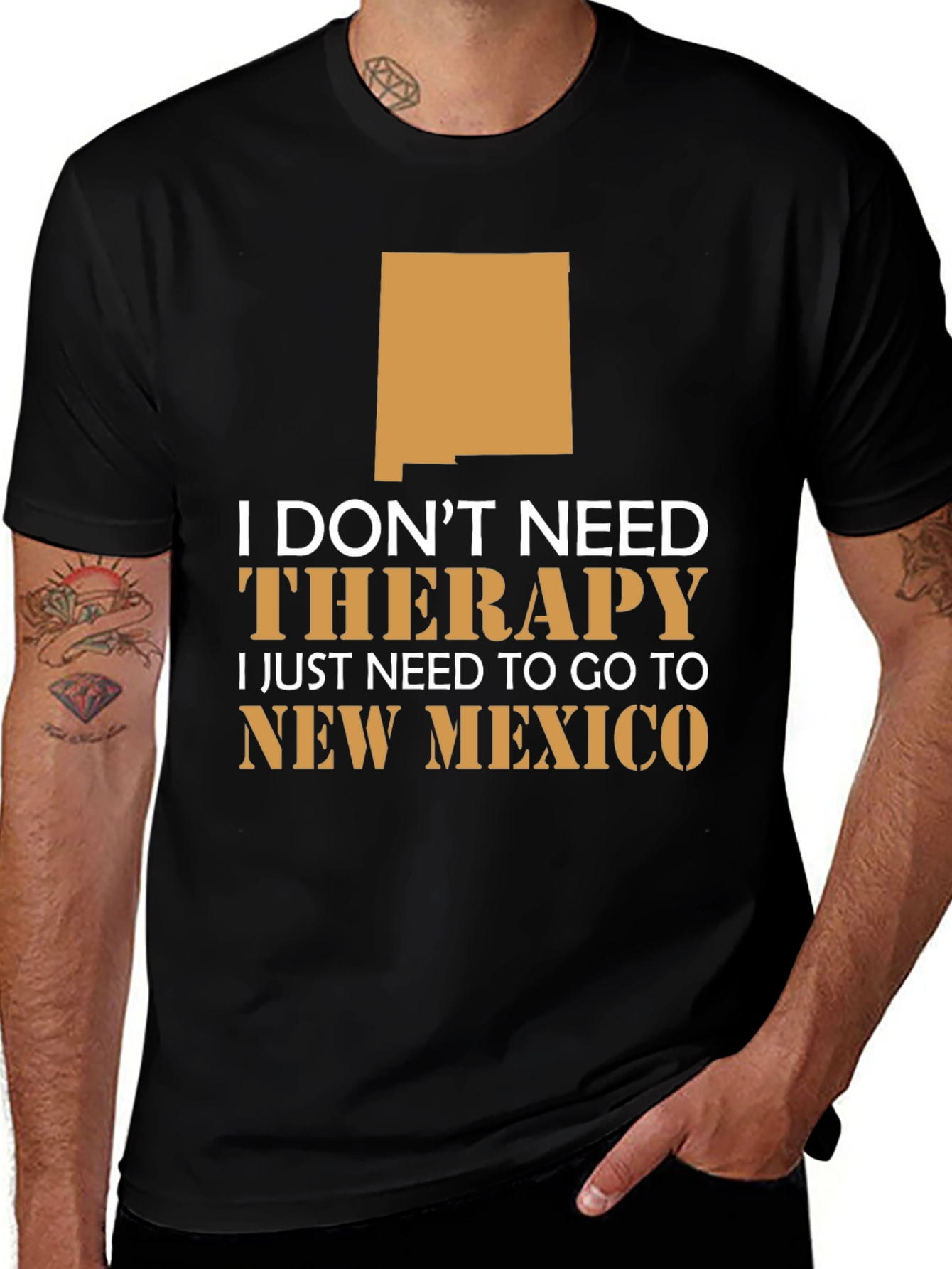 New Mexico Therapy Graphic T-Shirt