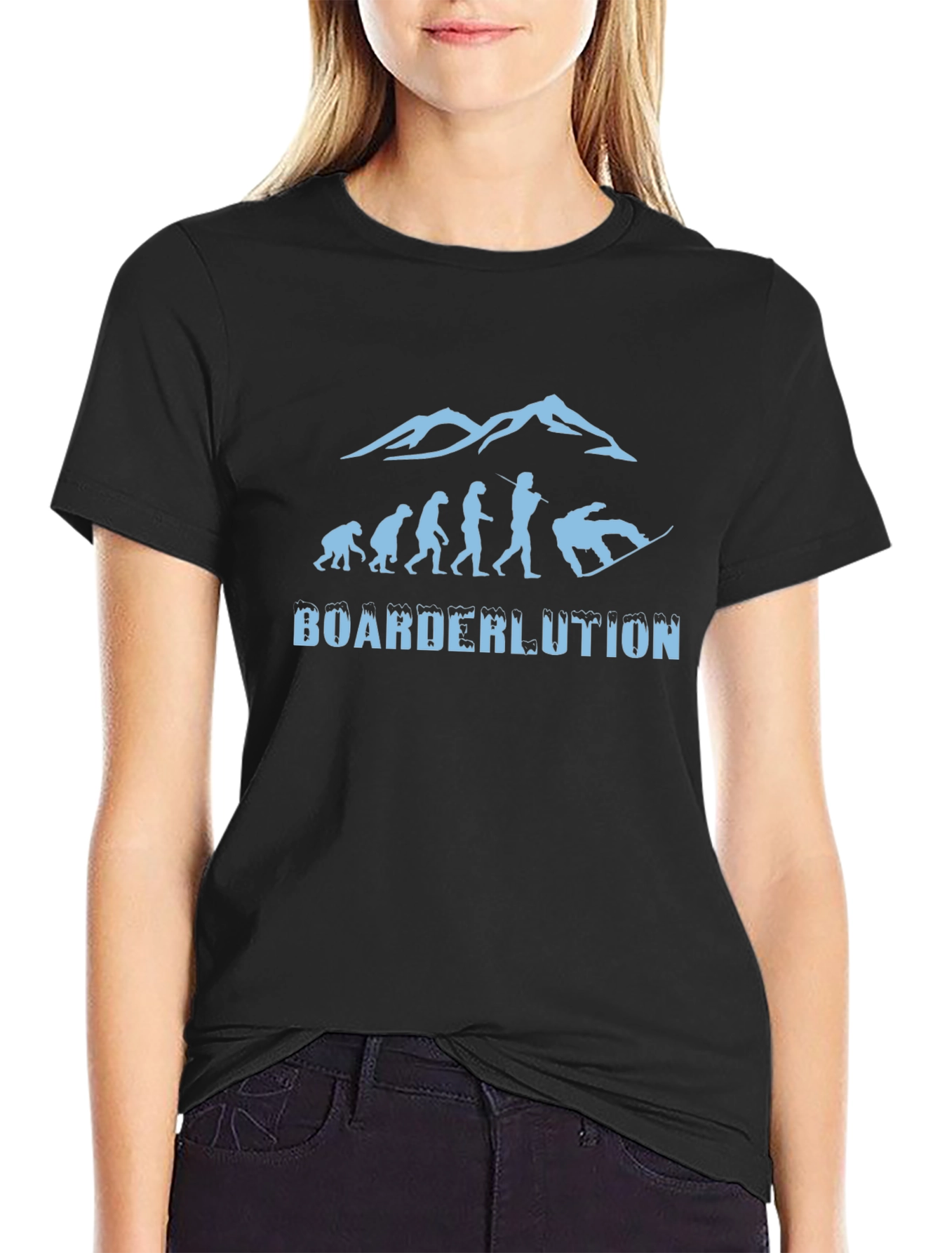 Boarderlution Evolution Snowboard T-Shirt